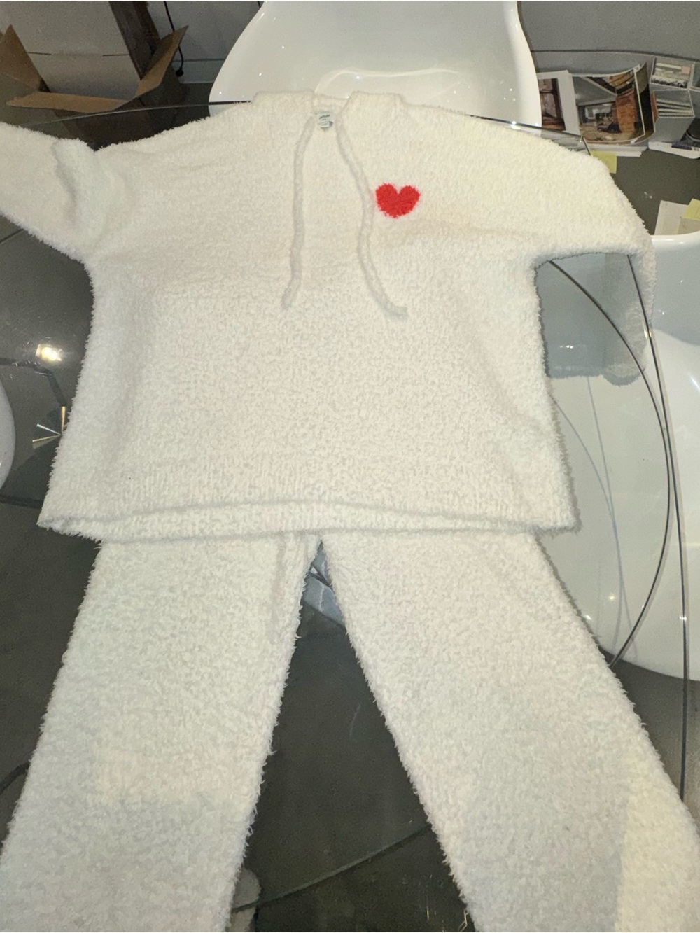 Aerie marshmallow fleece set - Picture 6 of 12